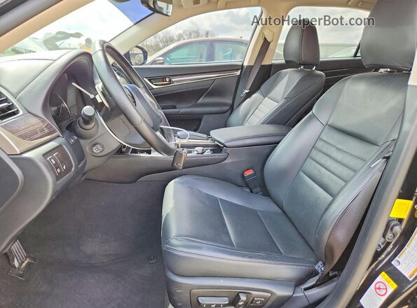 JTHCZ1BL5HA007207 2017 LEXUS GS Black Widok wnętrza z przodu