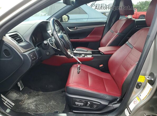 JTHCZ1BL6JA009375 2018 LEXUS GS Gray წინა სალონის ხედი