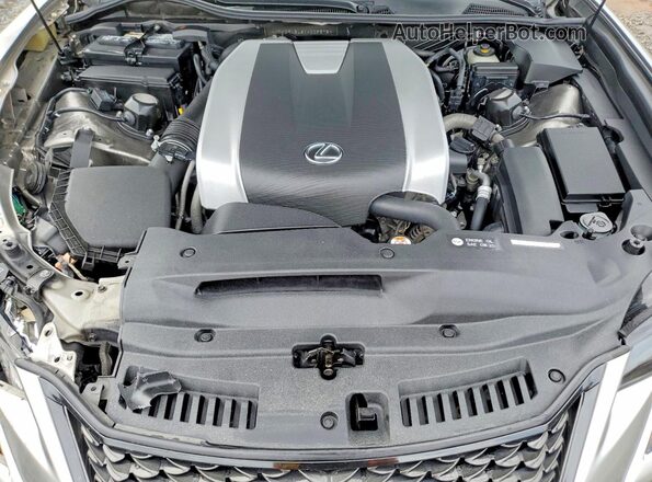 JTHCZ1BL6JA009375 2018 LEXUS GS Gray უკანა სალონის ხედი