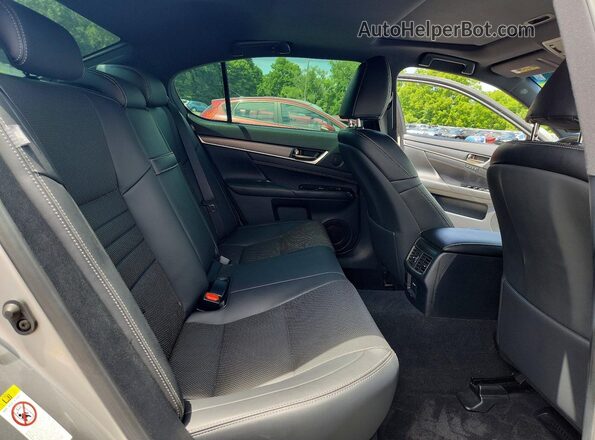 JTHCZ1BL6KA010947 2019 LEXUS GS Silver Vista de los asientos traseros