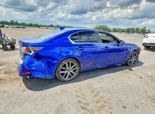 JTHCZ1BL8JA007983 2018 LEXUS GS Blue Trasero derecho