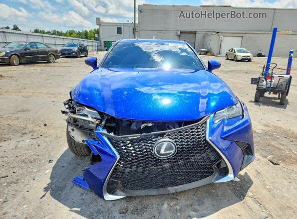 JTHCZ1BL8JA007983 2018 LEXUS GS Blue Vista frontal