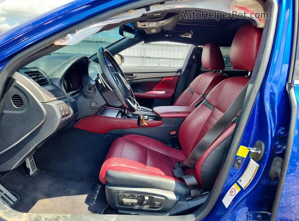 JTHCZ1BL8JA007983 2018 LEXUS GS Blue Vista interior delantera