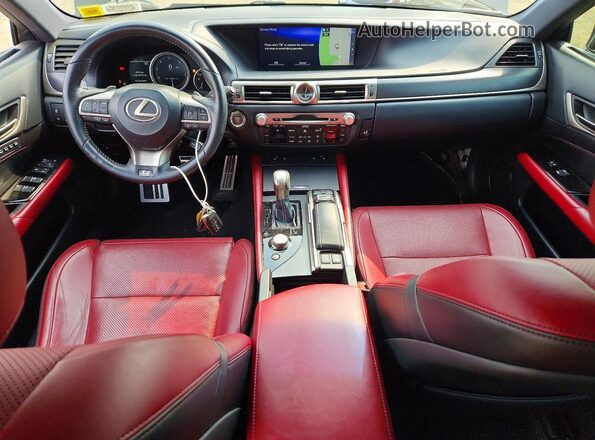 JTHCZ1BL8KA011355 2019 LEXUS GS Black Vista del salpicadero