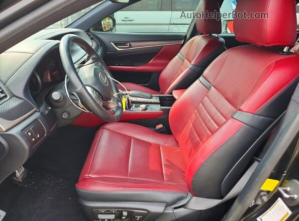 JTHCZ1BL8KA011355 2019 LEXUS GS Black Vista interior delantera