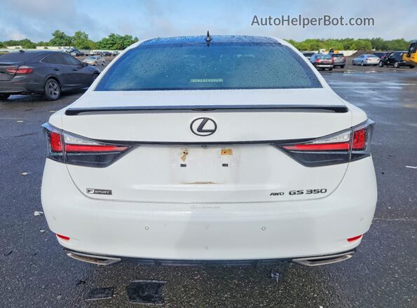 JTHCZ1BL9JA009063 2018 LEXUS GS White უკანა ხედი