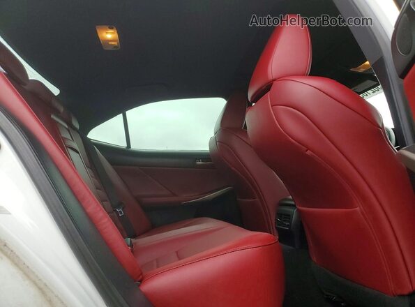 JTHCZ1D22K5016192 2019 LEXUS IS White Вид задніх сидінь