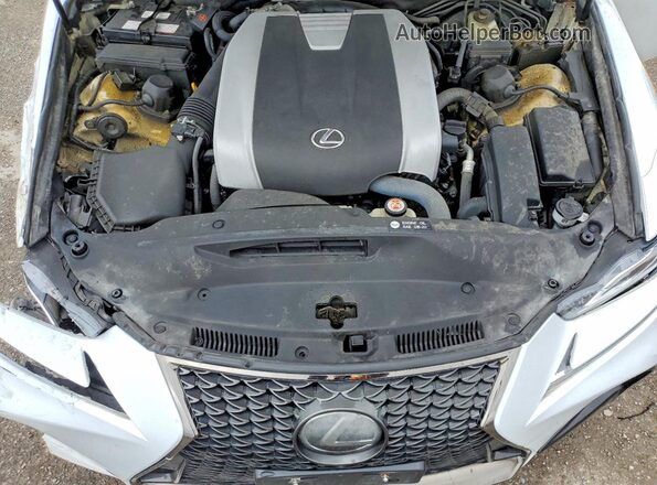 JTHCZ1D22K5016192 2019 LEXUS IS White Вид задньої частини салону
