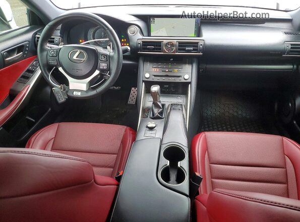 JTHCZ1D22K5016192 2019 LEXUS IS White Вид панелі приладів