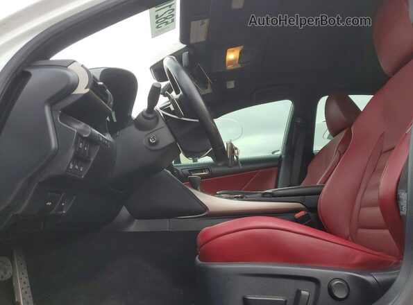 JTHCZ1D22K5016192 2019 LEXUS IS White Вид салону спереду