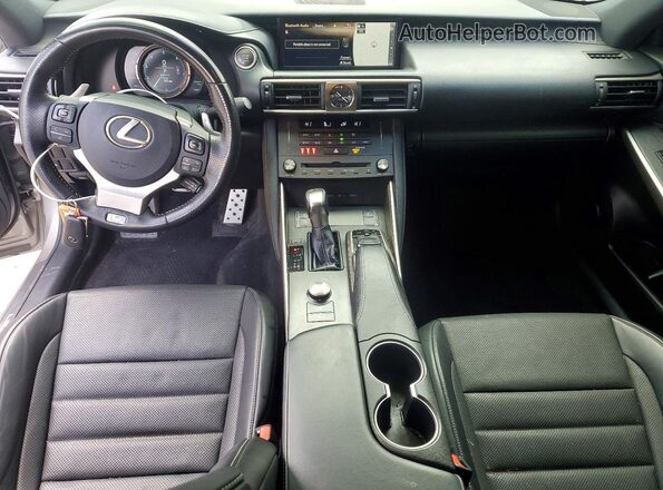 JTHCZ1D25K5016252 2019 LEXUS IS Silver Widok deski rozdzielczej