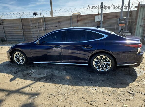 JTHD51FF5L5011313 2020 LEXUS LS Blue Հետևի ձախ