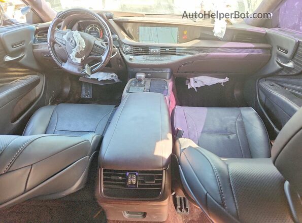 JTHD51FF5L5011313 2020 LEXUS LS Blue Առջևի վահանակի տեսք