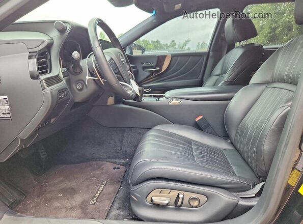 JTHD51FF6N5016572 2022 LEXUS LS Черный Вид салона спереди