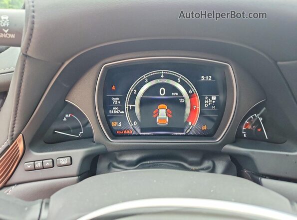 JTHD51FF6N5016572 2022 LEXUS LS Черный Вид щитка приборов