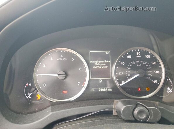 JTHD81F28P5052402 2023 LEXUS IS Серебряный Вид щитка приборов