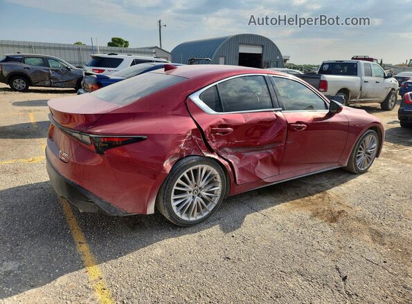 JTHD81F2XP5050991 2023 LEXUS IS Красный Задняя правая четверть
