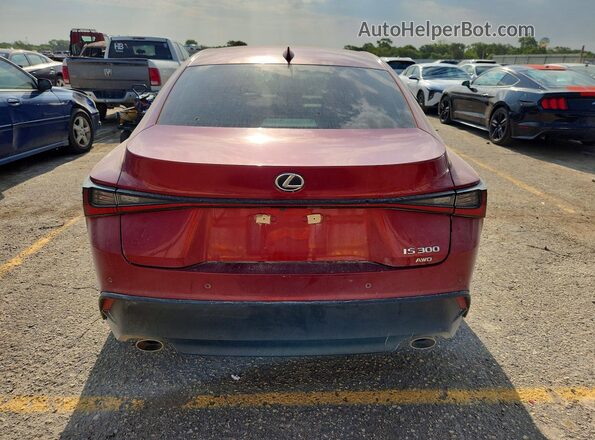 JTHD81F2XP5050991 2023 LEXUS IS Красный Вид сзади