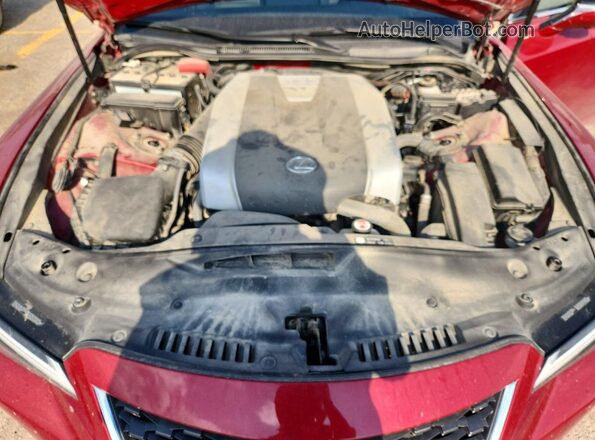 JTHD81F2XP5050991 2023 LEXUS IS Красный Вид задней части салона