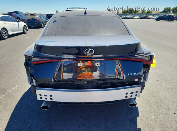 JTHDA1D23R5129025 2024 LEXUS IS Black Вид ззаду