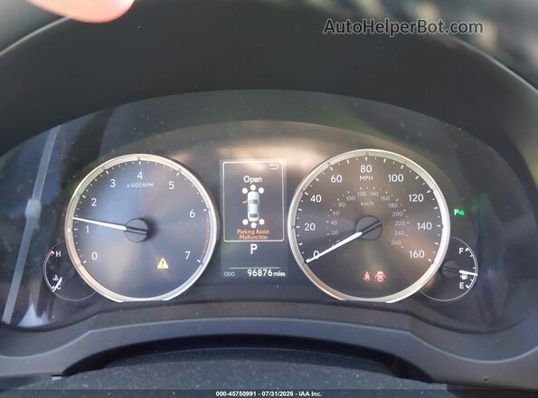 JTHDA1D24L5106313 2020 LEXUS IS 300 Black Vista de los asientos traseros