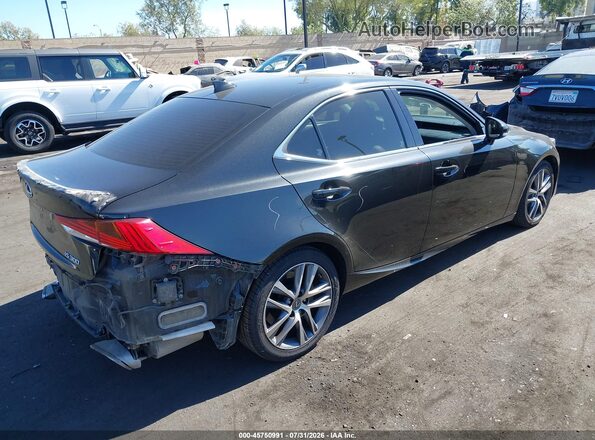 JTHDA1D24L5106313 2020 LEXUS IS 300 Black Trasero derecho