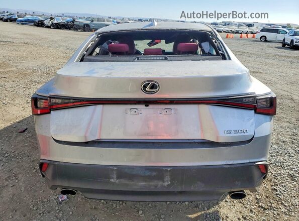 JTHDA1D28P5127543 2023 LEXUS IS Silver Вид ззаду