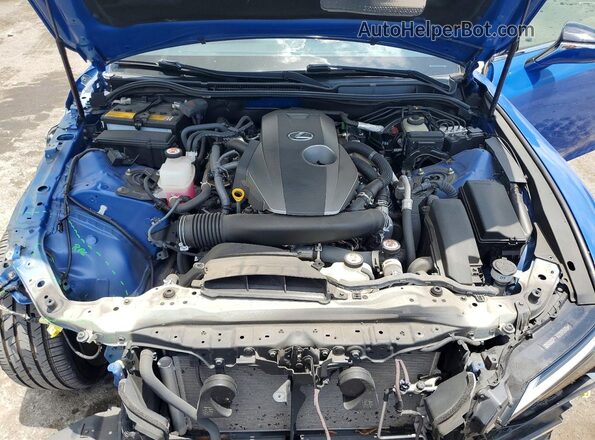 JTHDA1D2XN5119487 2022 LEXUS IS Blue Widok wnętrza z tyłu