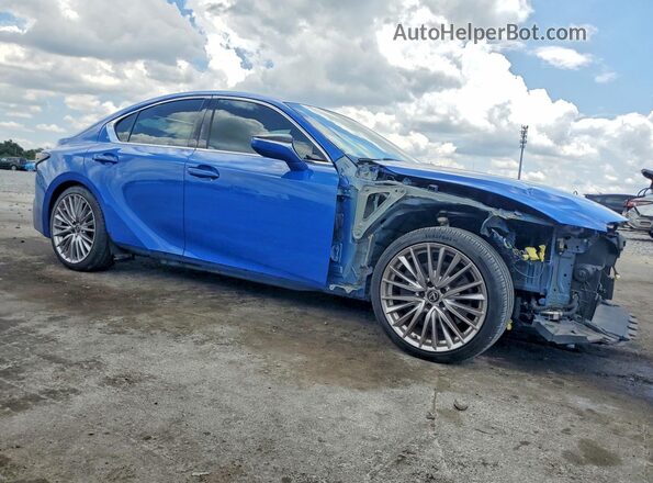 JTHDA1D2XN5119487 2022 LEXUS IS Blue Przód prawy
