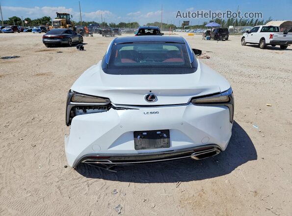 JTHEP5AY1LA007569 2020 LEXUS LC White Հետևի տեսք