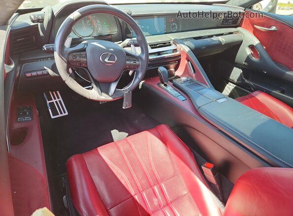 JTHEP5AY1LA007569 2020 LEXUS LC White Առջևի վահանակի տեսք