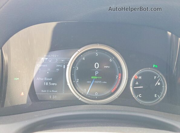 JTHEZ1BLXLA019810 2020 LEXUS GS Серый Вид щитка приборов