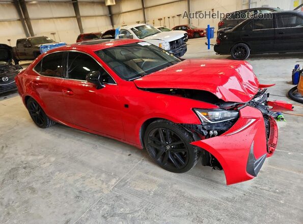JTHG81F21L5041314 2020 LEXUS IS Red Przód prawy