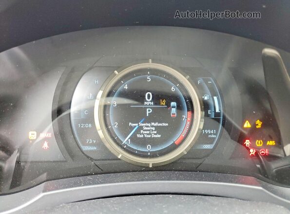 JTHG81F2XL5042638 2020 LEXUS IS Серый Вид щитка приборов