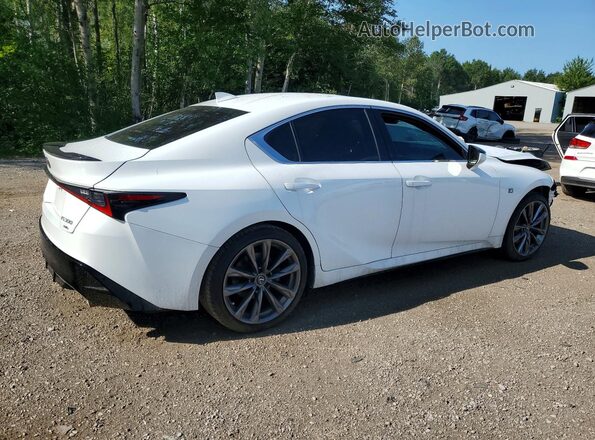 JTHG81F2XM5043838 2021 LEXUS IS White Tył prawy