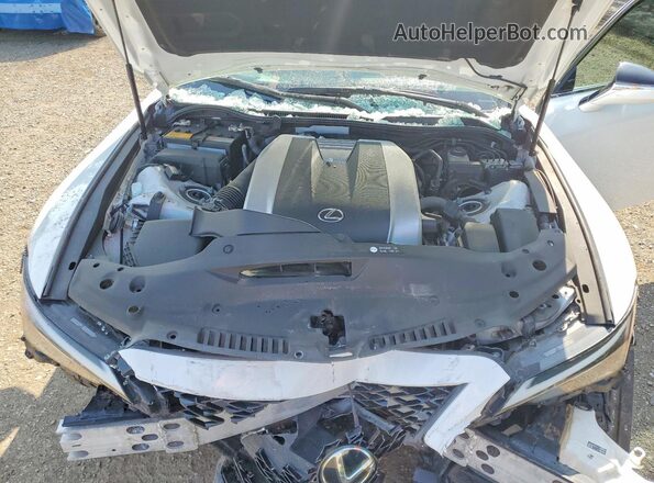 JTHG81F2XM5043838 2021 LEXUS IS White Widok wnętrza z tyłu