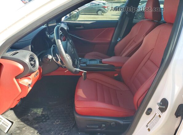 JTHG81F2XM5043838 2021 LEXUS IS White Widok wnętrza z przodu