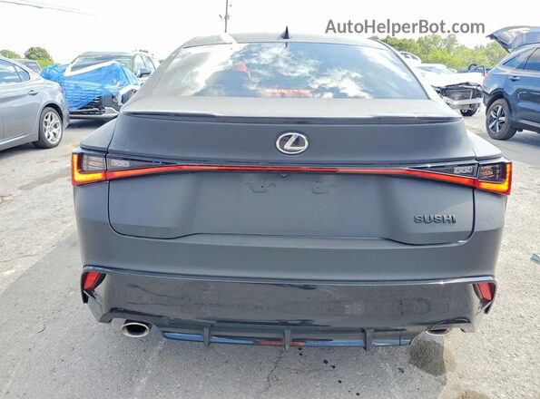 JTHGA1D26R5130196 2024 LEXUS IS Black Вид ззаду
