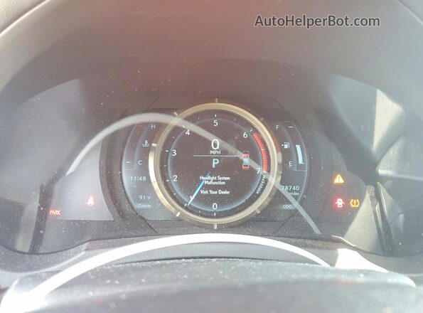 JTHGA1D28L5105212 2020 LEXUS IS Blue Widok zestawu wskaźników