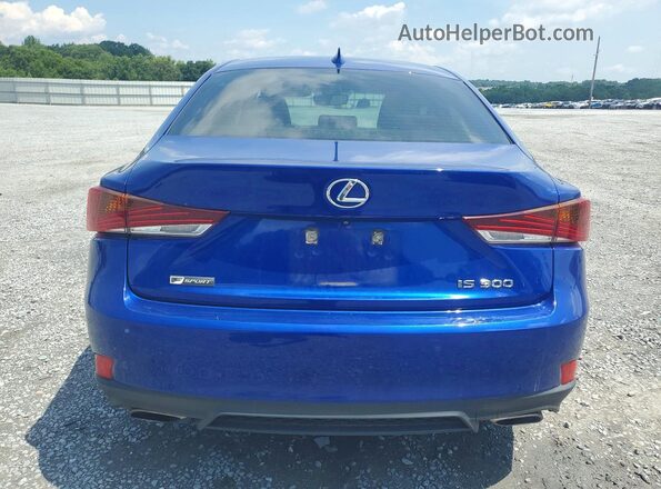 JTHGA1D28L5105212 2020 LEXUS IS Blue Widok z tyłu