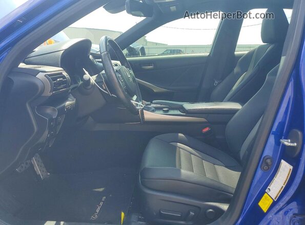 JTHGA1D28L5105212 2020 LEXUS IS Blue Widok wnętrza z przodu