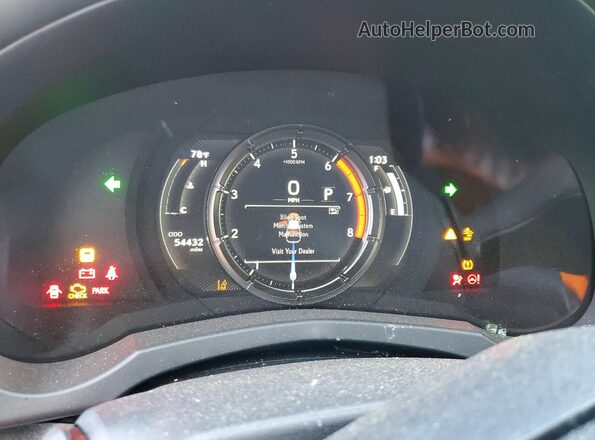 JTHGA5BC7M5011505 2021 LEXUS RC White Vista del cuadro de instrumentos