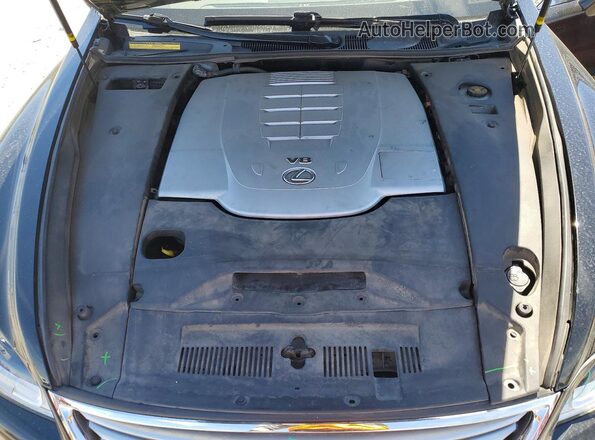 JTHGL5EF4G5056048 2016 LEXUS LS Black უკანა სალონის ხედი