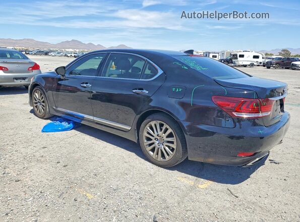 JTHGL5EF4G5056048 2016 LEXUS LS Black უკანა მარცხენა