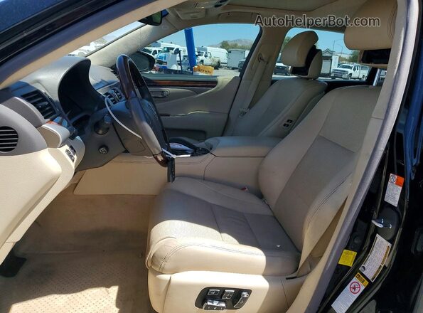 JTHGL5EF4G5056048 2016 LEXUS LS Black წინა სალონის ხედი