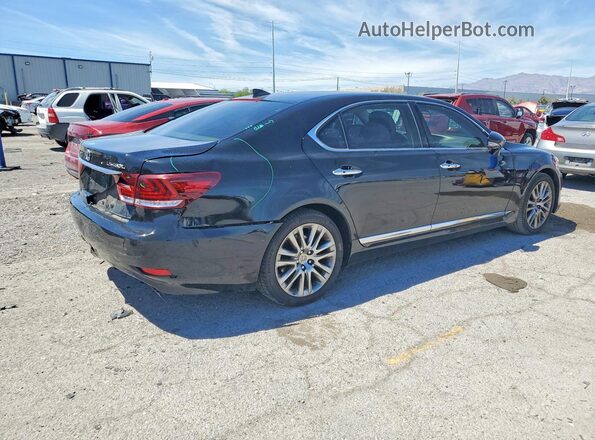 JTHGL5EF4G5056048 2016 LEXUS LS Black უკანა მარჯვენა