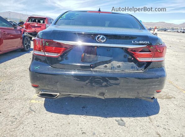 JTHGL5EF4G5056048 2016 LEXUS LS Black უკანა ხედი