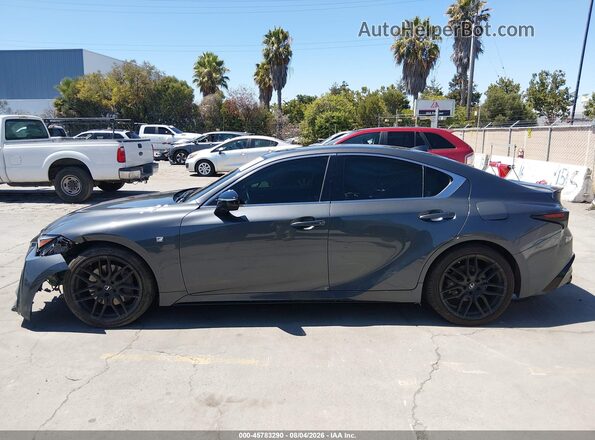 JTHGZ1B20M5046945 2021 LEXUS IS 350 Gray Widok wnętrza 360 stopni