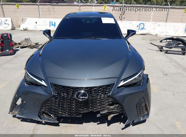 JTHGZ1B20M5046945 2021 LEXUS IS 350 Gray Widok zestawu wskaźników