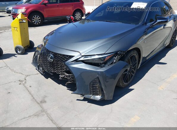 JTHGZ1B20M5046945 2021 LEXUS IS 350 Gray 